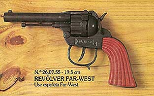 80sback - Quem lembra das famosas armas de espoleta da Estrela? O famoso  revólver Ringo da Estrela, fazia muito sucesso nas brincadeiras de polícia  e padrão e também, de cowboy e índio